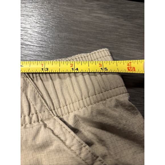 RedHead Brand Co Chino Shorts Mens M Tan Elastic Waist Band Zip Fly Casual‎ - Picture 8 of 8